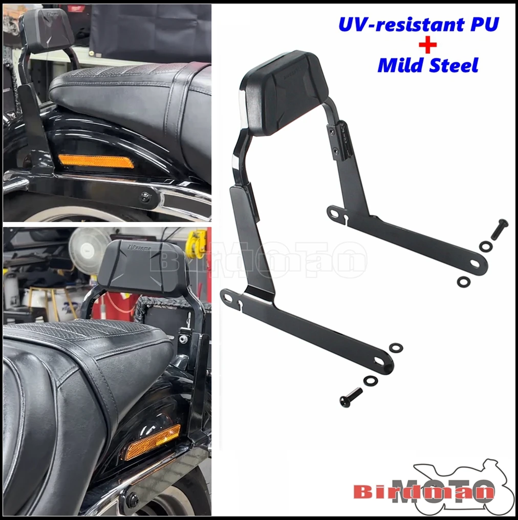 Short Motorcycle Passenger Backrest Sissy Bar For Harley Dyna Wide Glide FXDWG FXDWGI 2006-09 15-17 Street Bob FXDB FXDBI 06-17