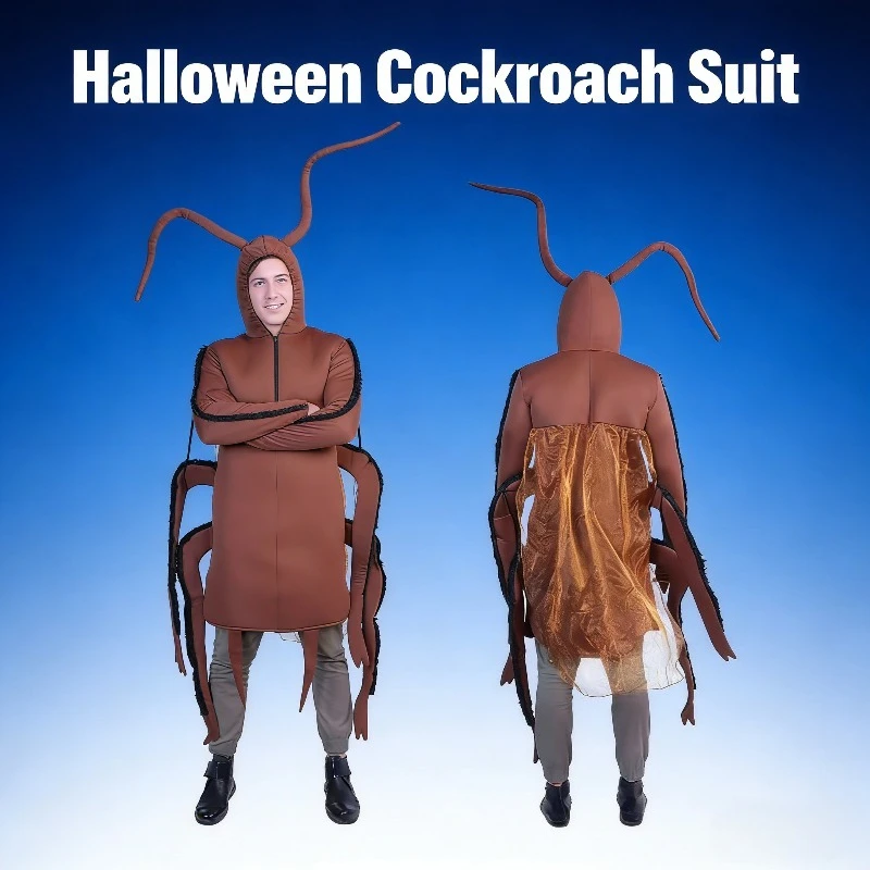 

Костюм с героями мультфильмов, таракан, какашка, костюм для взрослых и детей, забавное праздничное платье для родителей и детей