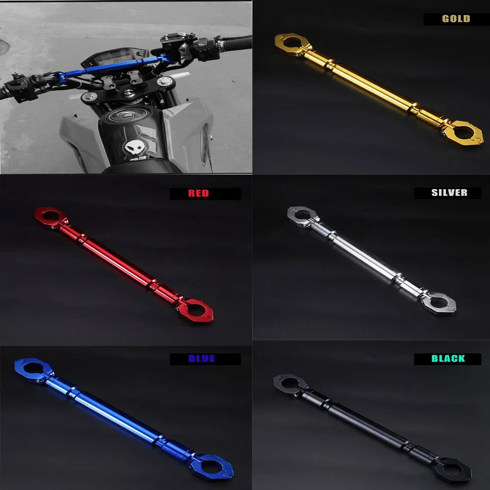 

Aluminum Alloy Pull Rod Bracket, Adjustable Handlebar Crossbar Balance Bar for Motorcycle ATV Phone GPS Mount Modification