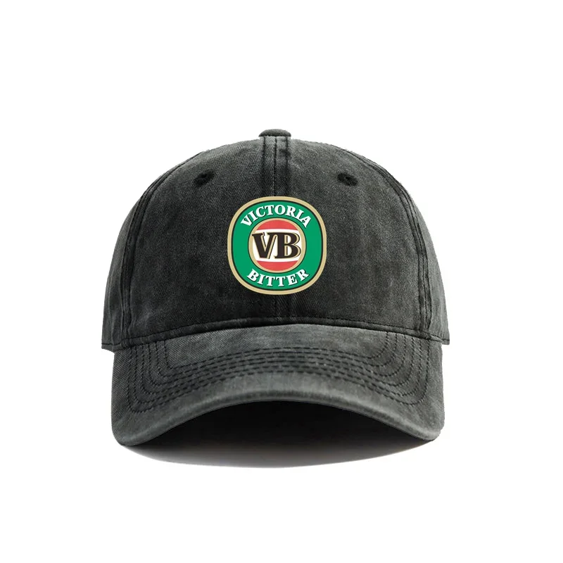 Victoria Bitter Beer Baseball Cap Summer Distressed Dad Hats Men Outdoor Adjustable Cotton Caps