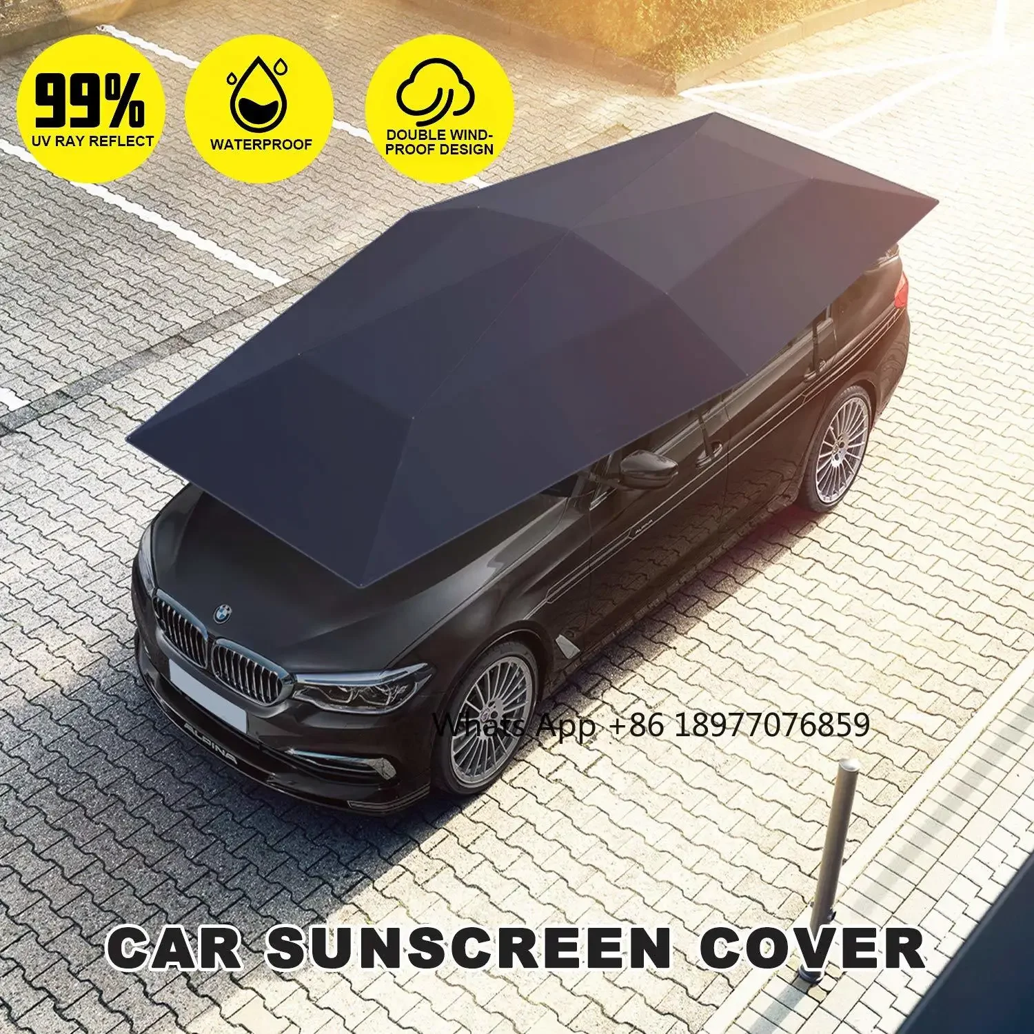 Wholesale UV Protection Car Shelter Windshield Snow Shade Car Umbrella Tent For Car Parking Camping Party