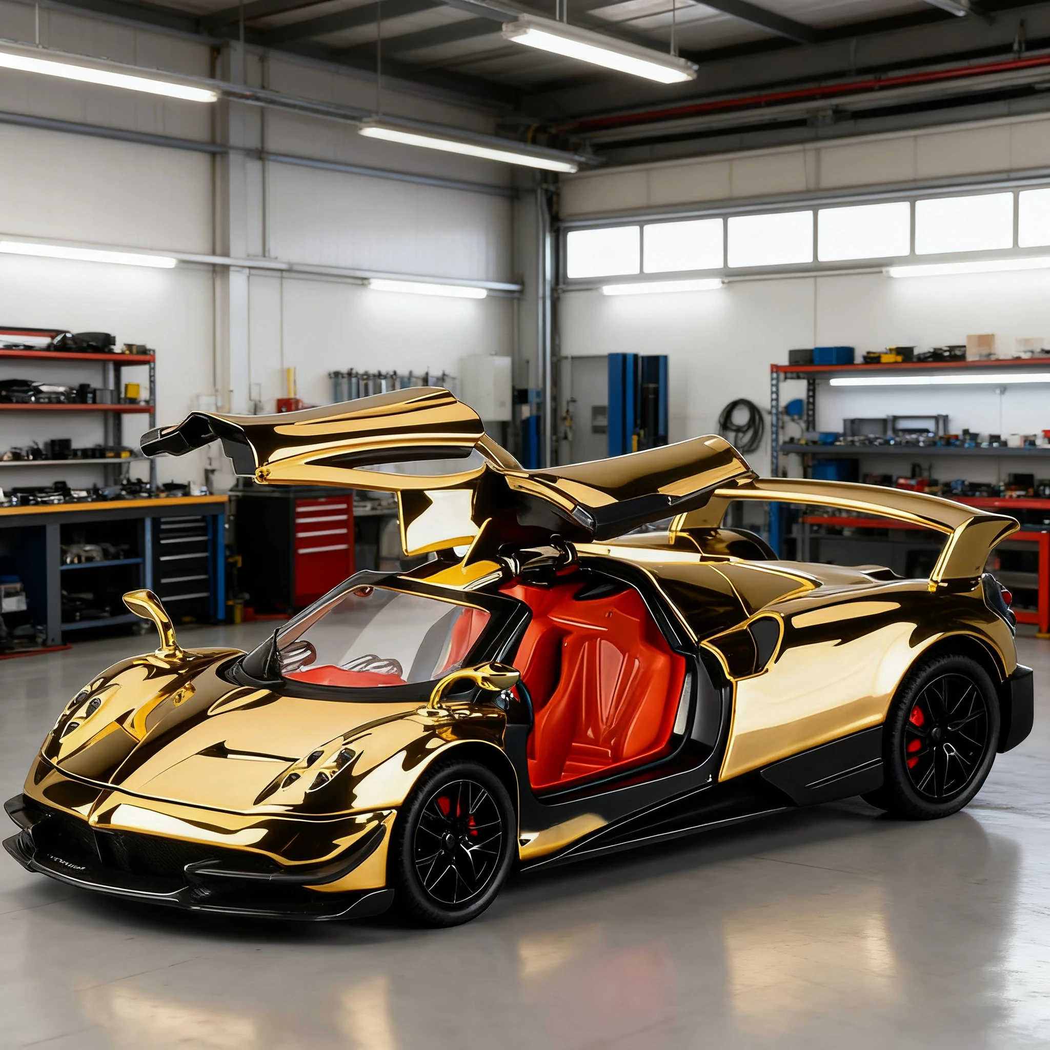 

1:24 Pagani Huayra BC Supercar Alloy Model Car Toy Diecasts Metal Casting Sound and Light Car Toys For Children Vehicle