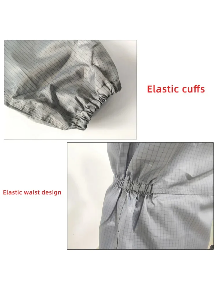 Real Antistatic Spray Paint Work Clothes With Carbon Fiber Conductive Thread