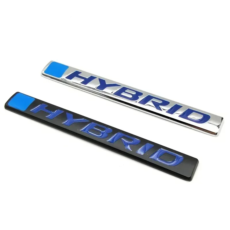 3D Metal Hybrid Logo Car Sticker Rear Trunk Side Fender Emblem Badge Sticker For Honda CRV HRV CIVIC Fit Accord Jazz Accessories