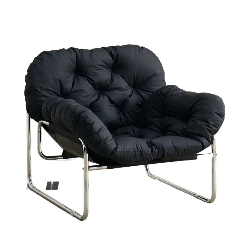 

Luxury Nordic Modern Armchair Gold Wing Lounge Chair Convertible Fabric Velvet Leather Home Sofa Accent Lounge Living Room