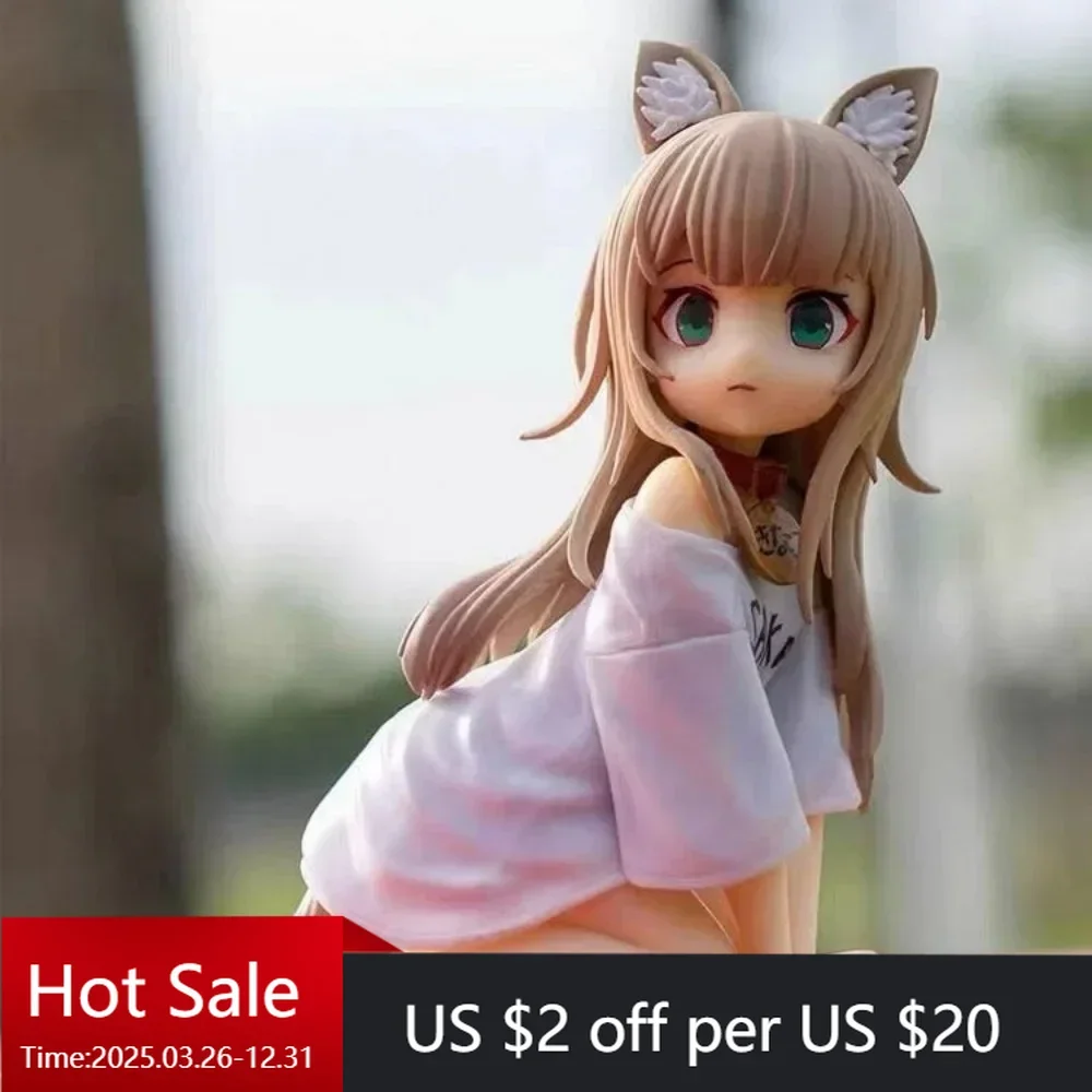 

Anime Character Beauty Cute Cat Girl kneeing Posture Car Desktop Ornament Small Figurines & Miniatures Home Craft Gifts