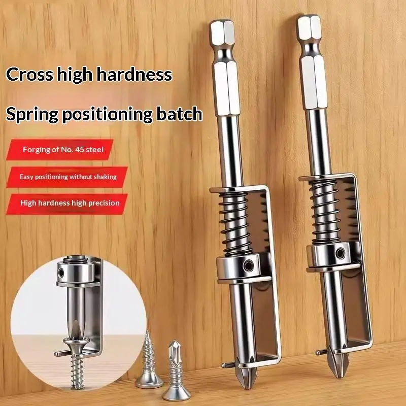 Anti Drop Screw Holder Spring Loaded Screwdriver Bit Fixing Clamp Fit PH2 T20 T25 Electric Power Drill Tool Gear