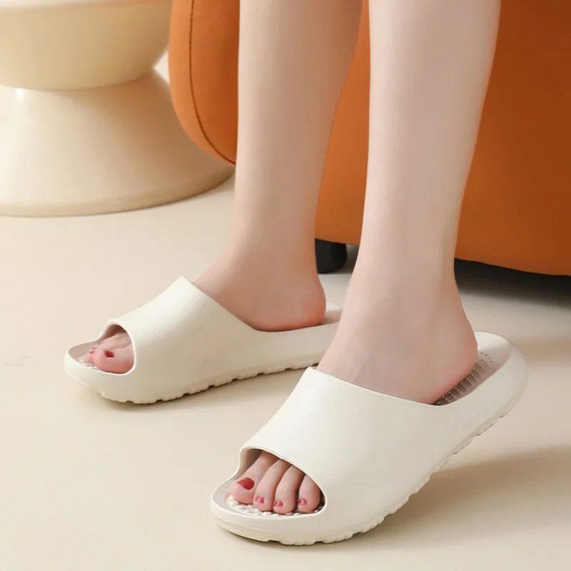 

Women's Thick Sole Massage Slippers Summer 2026 Eva Anti-Slip Wear-Resistant Slippers Unisex Indoor Home Woman Slides Sandals