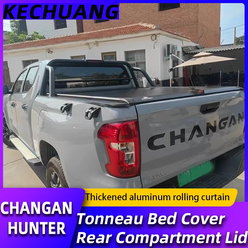 CHANGAN Hunter F70 Pickup Truck Tonneau Bed Cover Rear Compartment Lid refitting thickened aluminum rolling curtain push pull