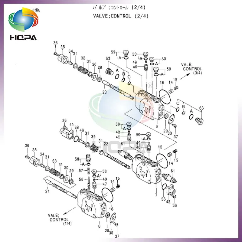 

4331674 VALVE;CONTROL FOR HITACHI EX30-2 EX35-2