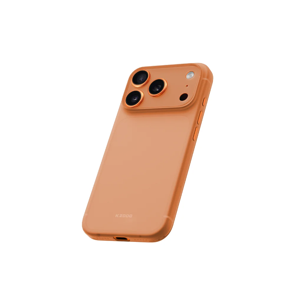 KZDOO Air Skin-funda trasera fina, papel ligero, Ultra delgado, sensación táctil, Protector mate para iPhone17/17Air/17Pro/17Promax