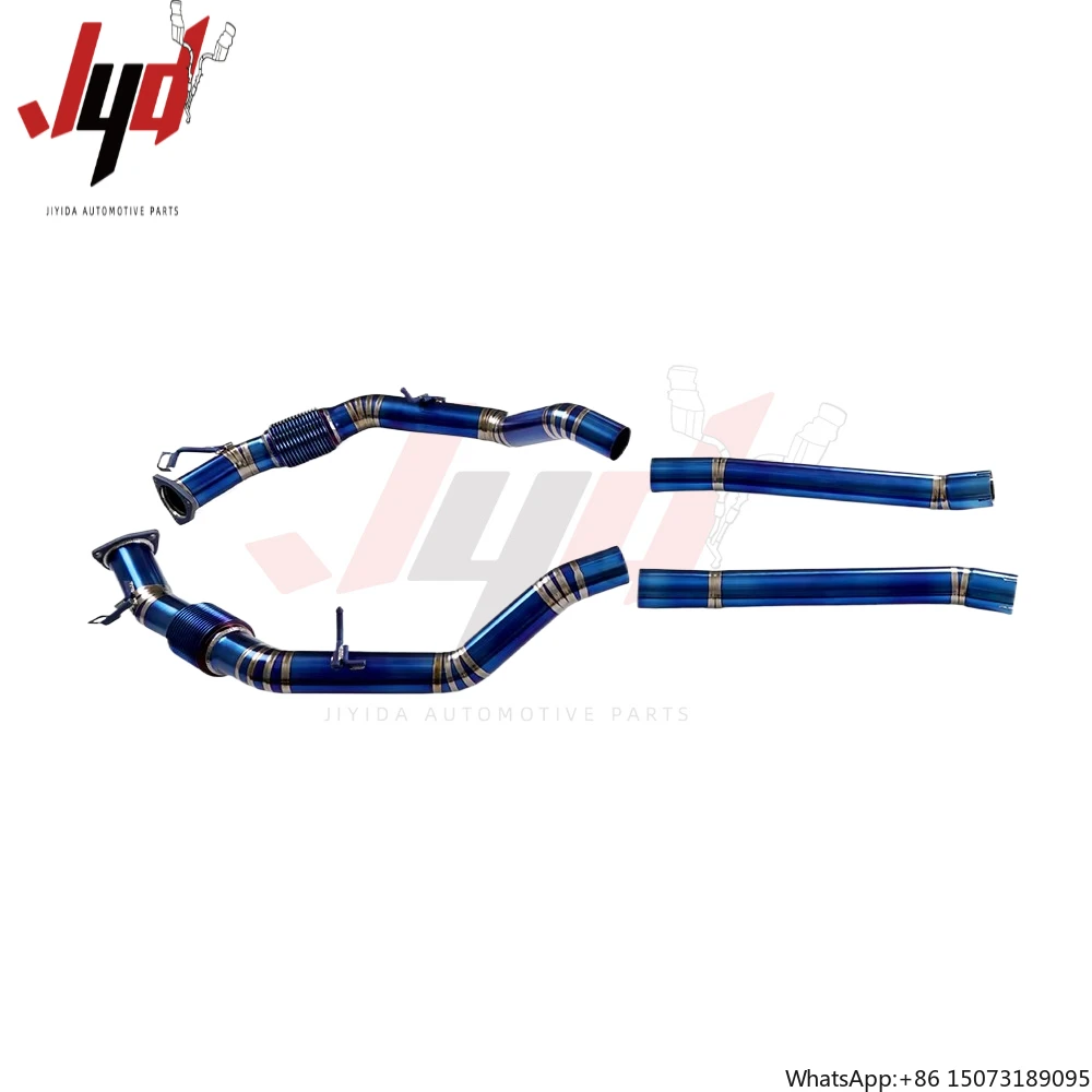 

Титановая передняя выхлопная труба для RSQ8 4.0T 2019-2023, легкая выхлопная система из титана для повышения производительности