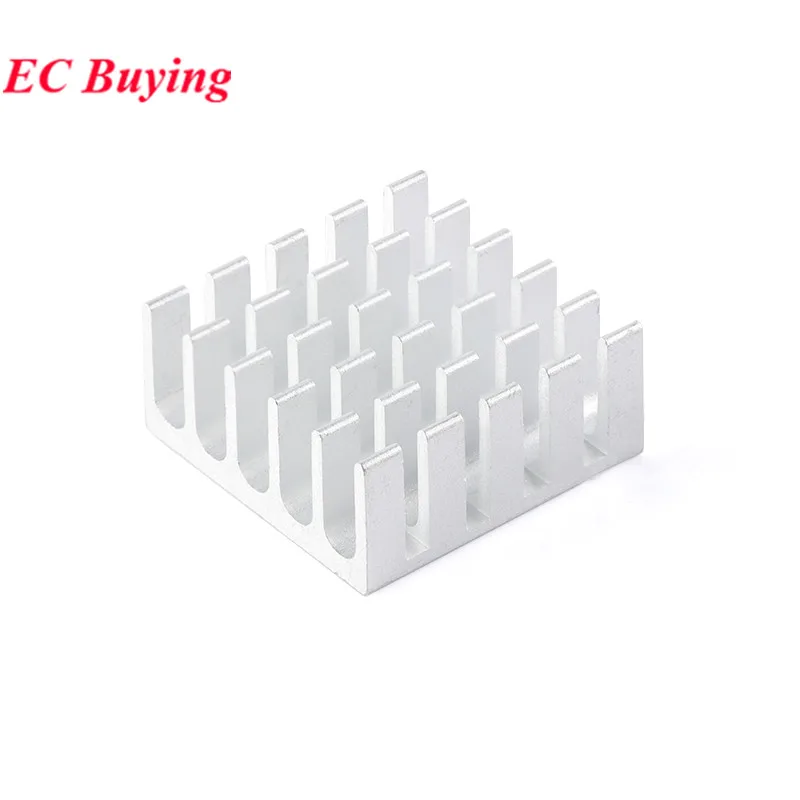 5 sztuk/1 sztuk 22*22*10mm radiator płetwa chłodząca chłodnica aluminiowa chłodnica radiator dla tranzystora PBC IC Chip moduł LED 22x22x10mm