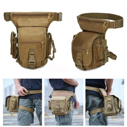 Tactical Drop Leg Bag Thigh Pack Hunting Bag Men's Waist Bag Travel Belt Bag For Hiking Hunting Camping Cycling Travel