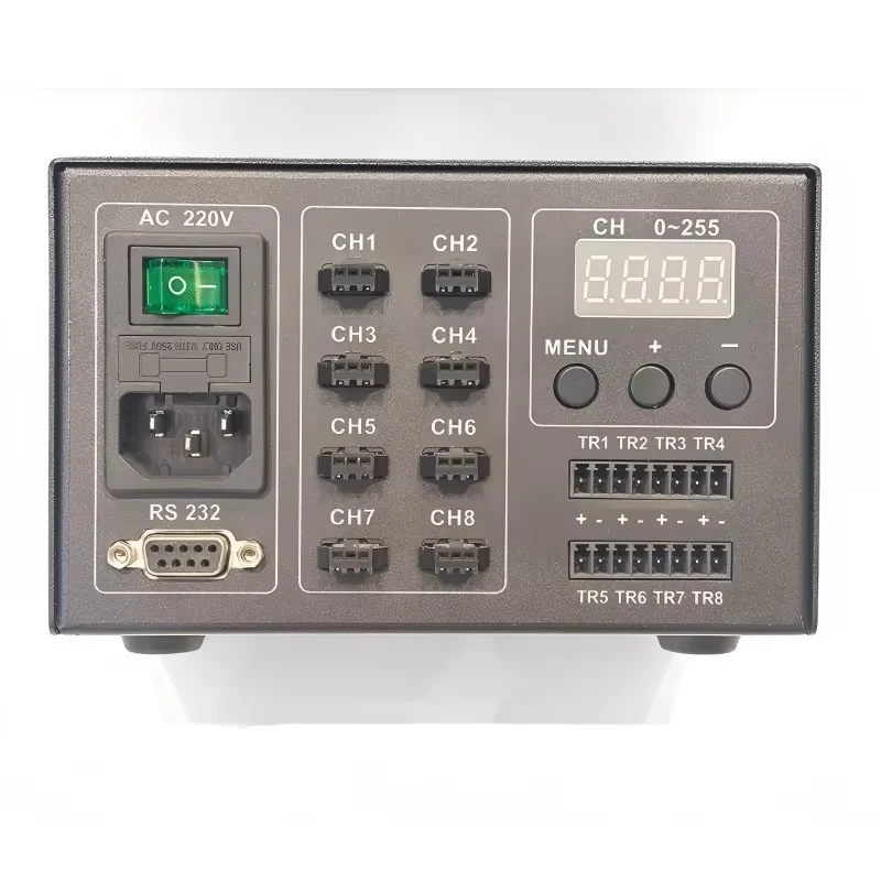 Controller digitale a 8 canali da 120 W, controller per sorgente luminosa per visione, controller LED, controller per visione