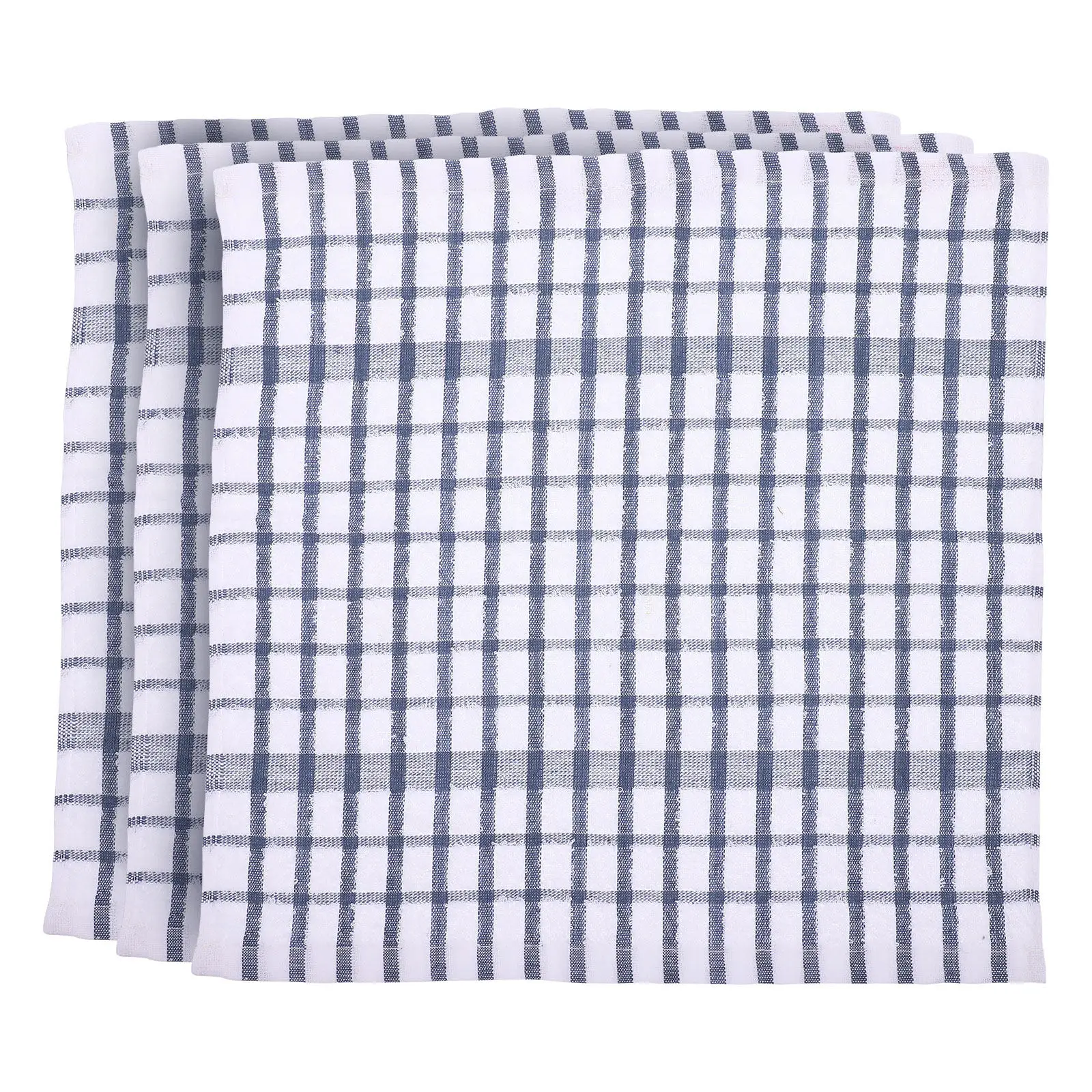 3Pcs Kitchen Washcloths Pure Cotton Dish Towels Japanese Style Cleaning Wiping Towels for Utensils Cups Tables Hands Drying Fast