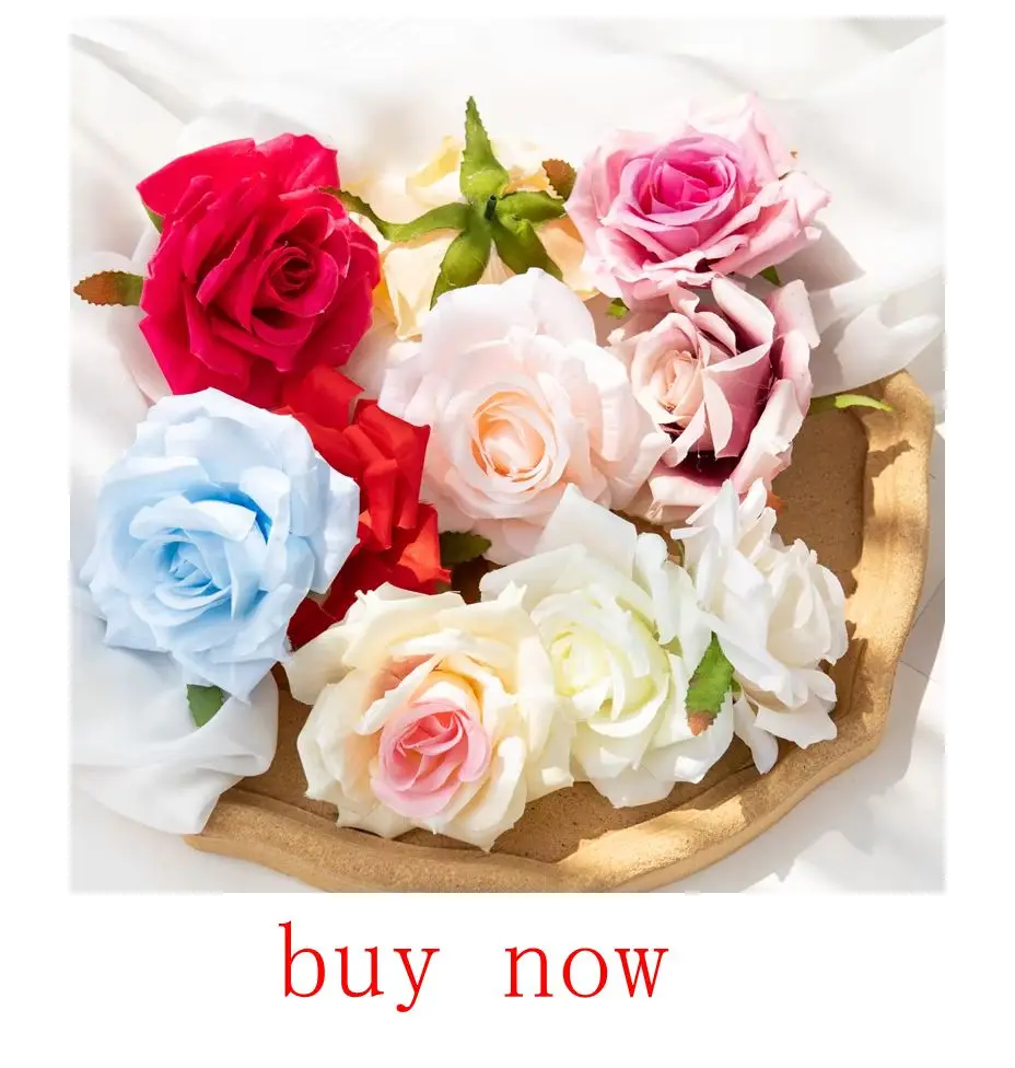 Künstliche Blumen, große Seidenrosen, schöne Zweigvasen für Zuhause, Hochzeitsdekoration, Valentinstag, künstliche Pflanzen, Festival-Dekoration – Detail 7