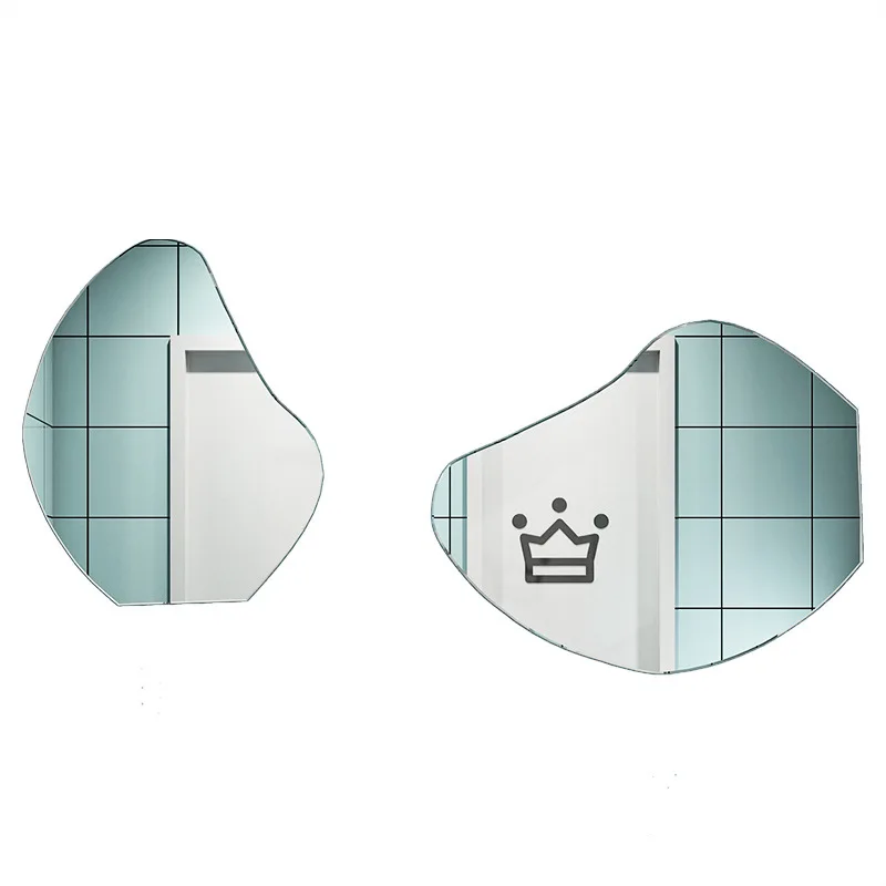 

Full mirror wall dressing household full body living room bedroom simple copper-free decoration bathroom irregular