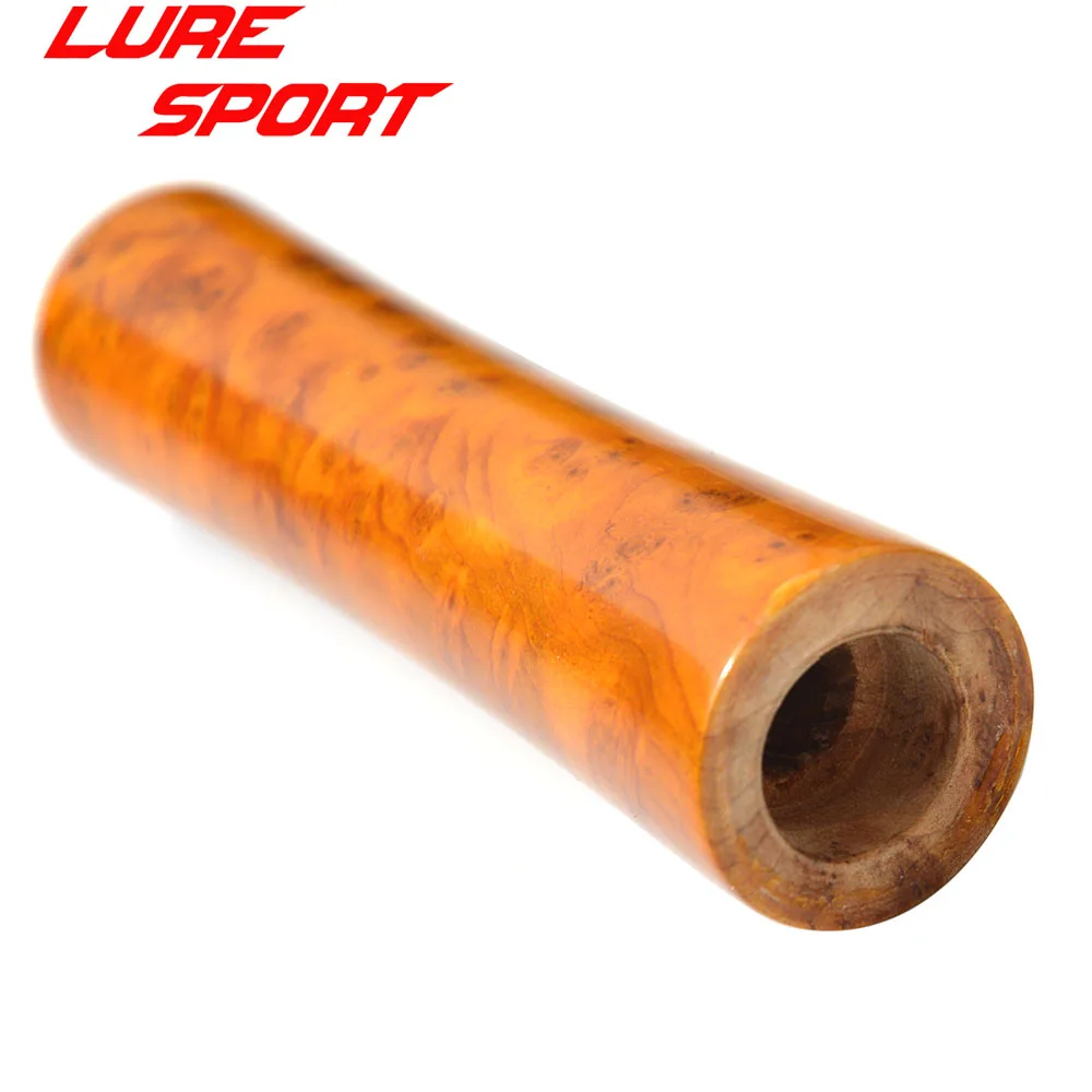 Imagem -05 - Luresport-assento Carretel de Alumínio com Ferrulas de Bloqueio Componente de Construção Faça Você Mesmo Aperto de Madeira Rod em Branco Componente de Construção 8cm 19cm