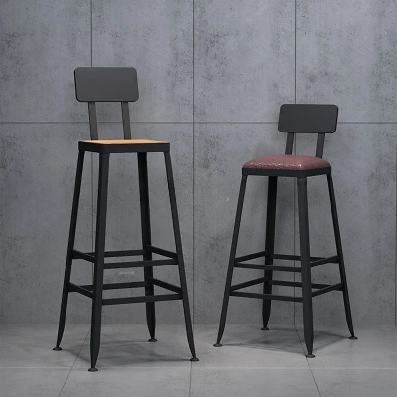 Wrought Iron Wood Stool Home Wall Coffee Table Bar High Table and Bar Chair Counter Stool Dotomy Stools Metal Stool