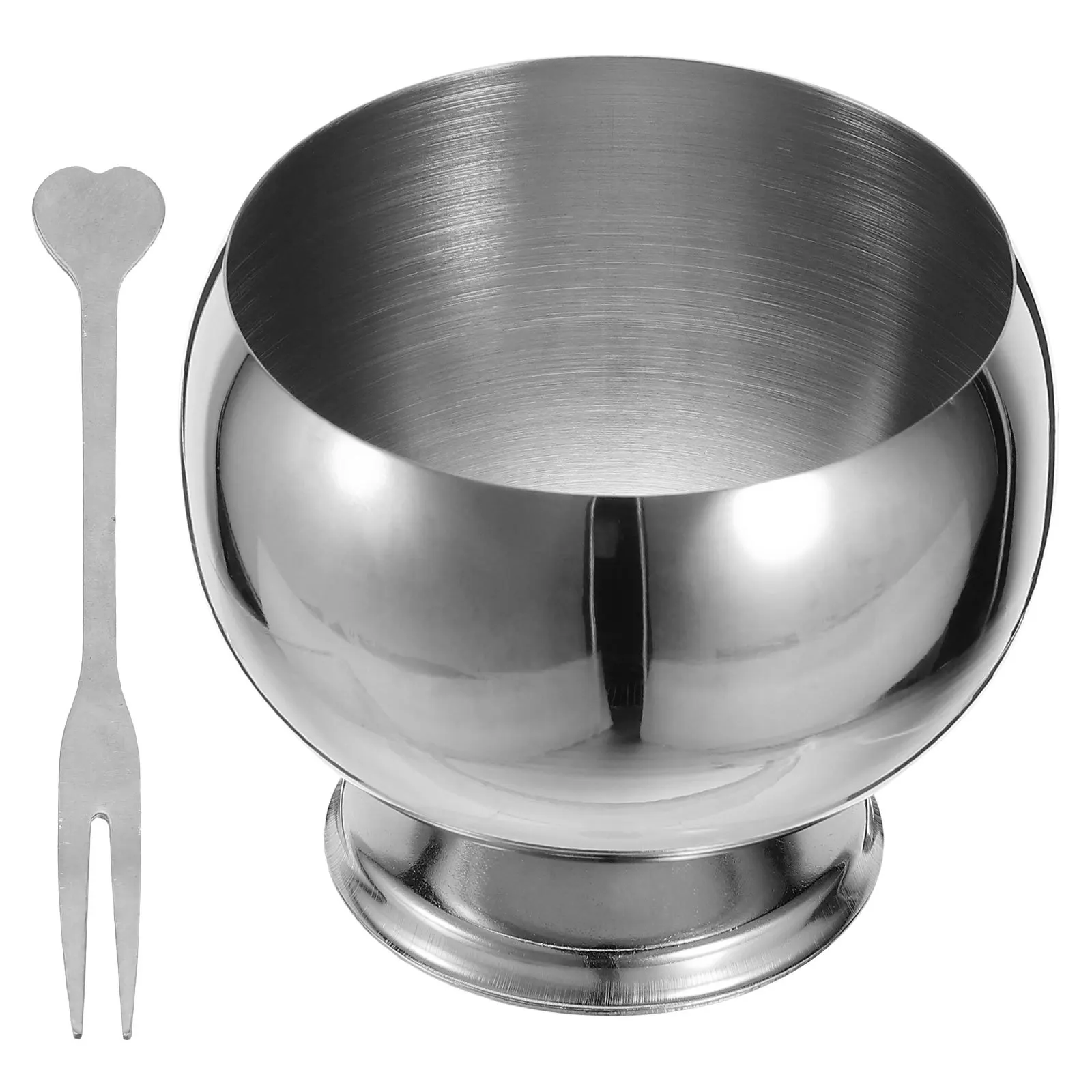 

High Foot Dessert Bowl Clear 15cm Glass Ice Cream Cups Elegant Serving Tableware Long Stem Elegant Design High Foot Dessert Bowl