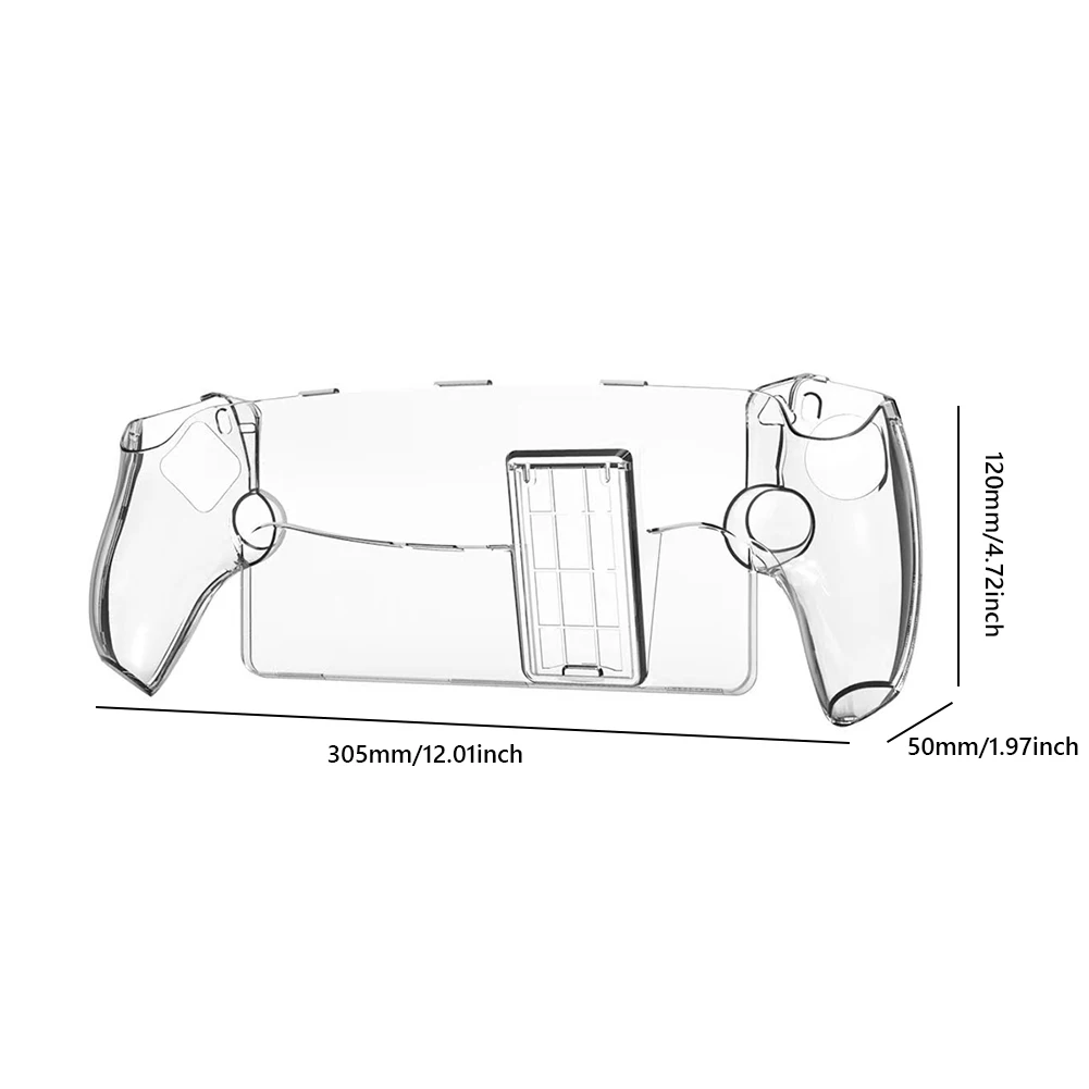 Funda protectora transparente para Playstation Portal, funda anticaída para mando de consola de juegos PS5, accesorios de Portal