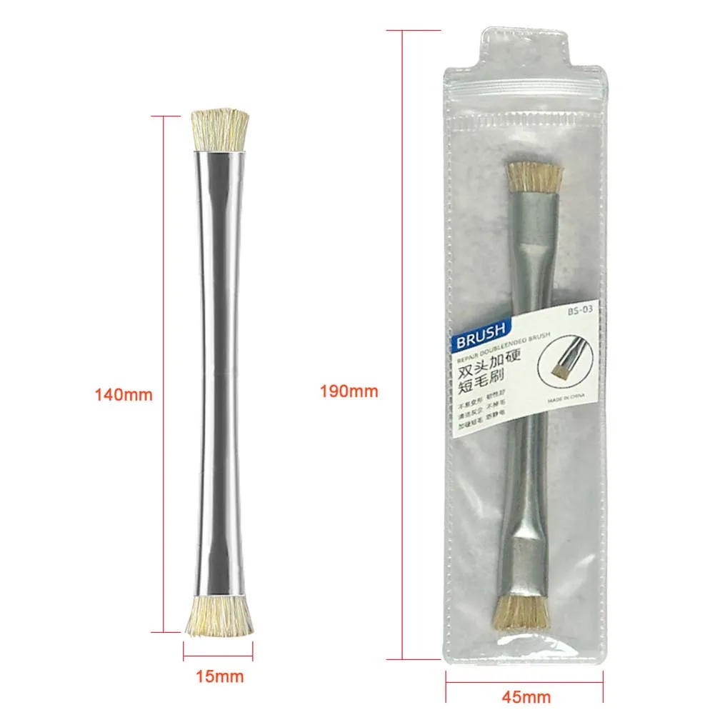 Brosse de réparation essentielle pour ElectronFor IC, poils souples pour une entretien sûr des tampons IC et des circuits imprimés