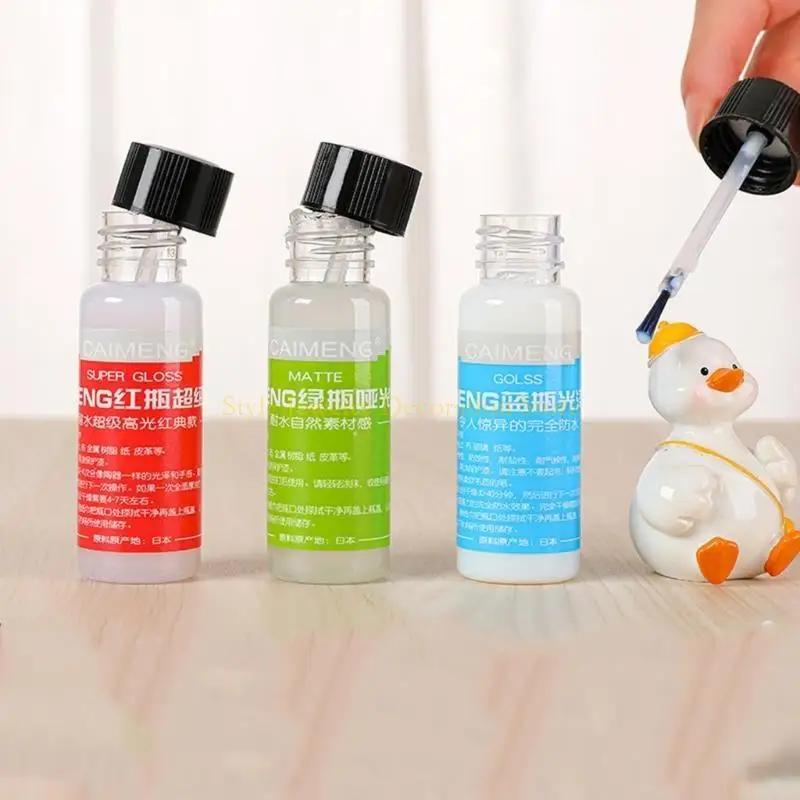 D46E Resin Protective Finish Coating voor stenen plastic klei keramische metalen hars ambachten hoge glans/glans/matte afwerking