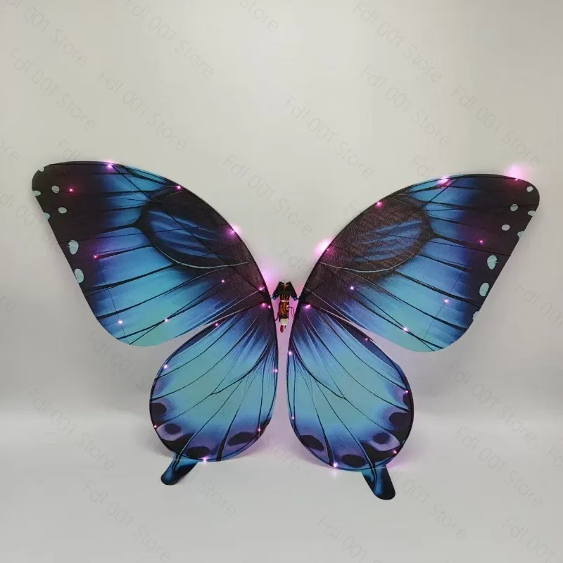 （The Light Strips Are All White）Remote Control Bionic Flapping Butterfly Drone