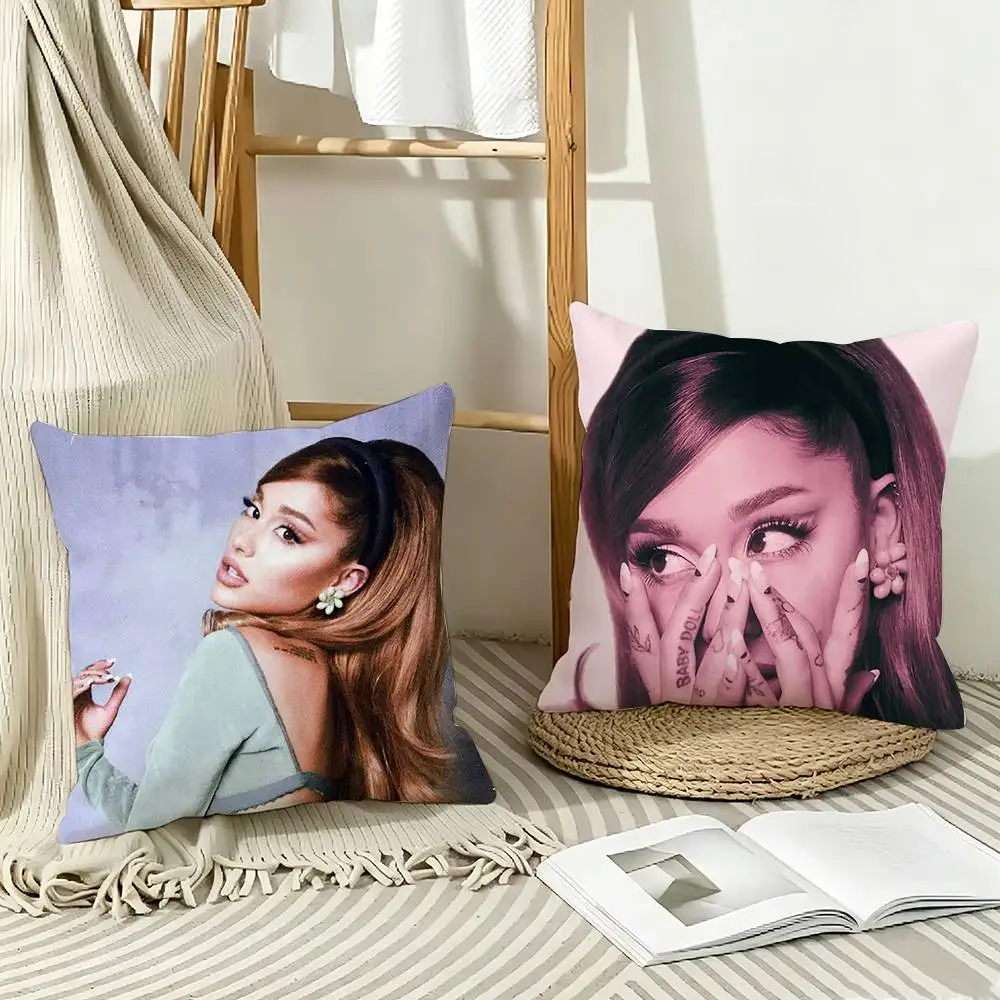 Music Star Ariana G-Grande   Pillow Case Pattern Printed Pillowcase For Living Room Sofa Cushion Cover