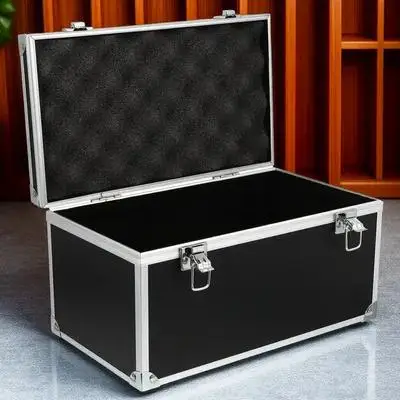 

Aluminum Tool Box Hard Case Portable Storage Box Foam Padded Shockproof Toolbox Carrying Case for Hand Tools Aluminum Toolbox