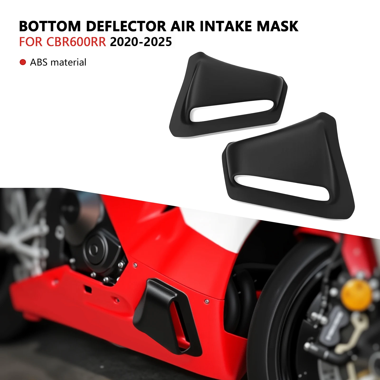 

Для CBR600RR CBR 600RR 2020-2025 2024 2023, боковой обтекатель, боковой спойлер, спойлер для мотоцикла, аэродинамическое фиксированное крыло, новые аксессуары