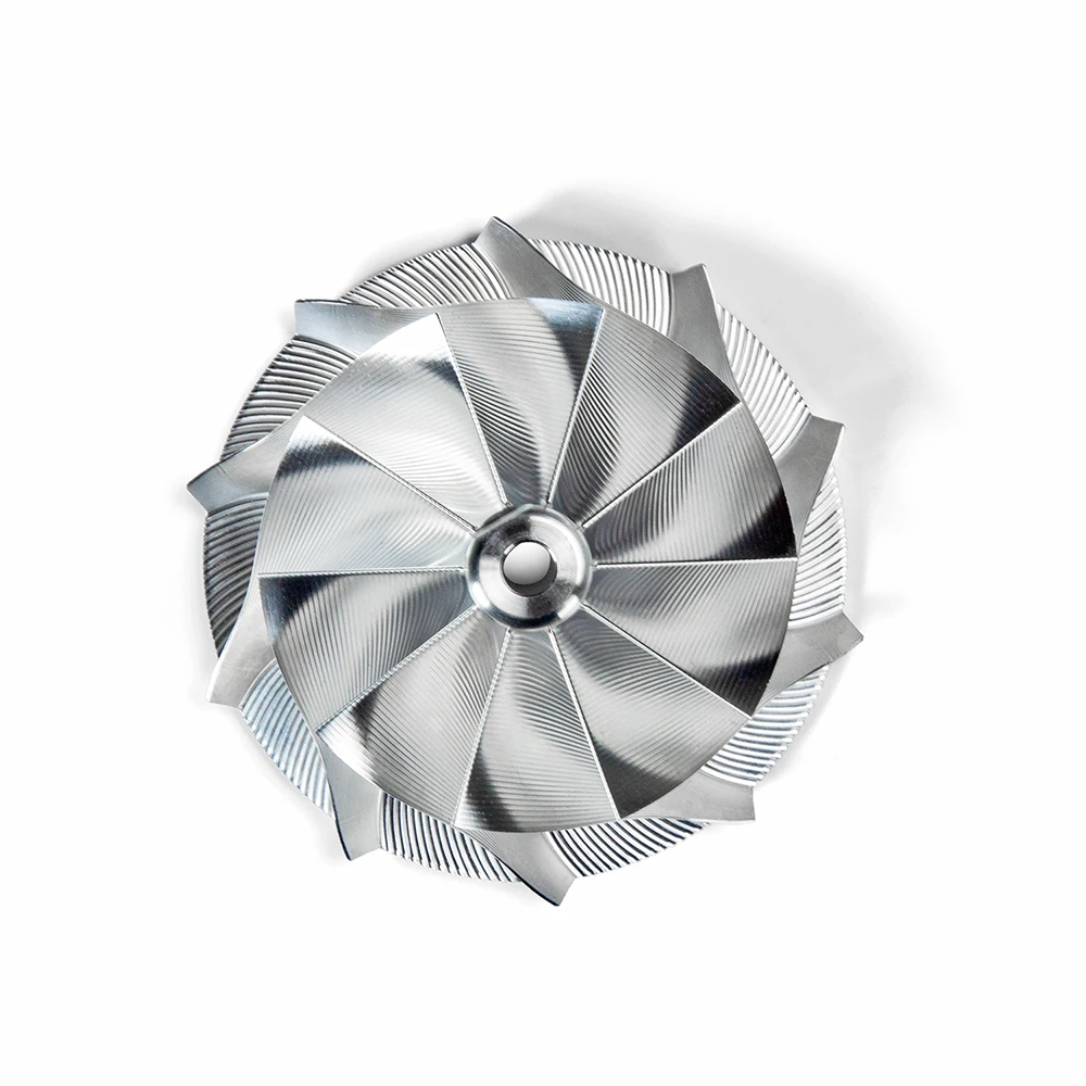 TBO Billet ForgedCompressor WheelBillet 66x82mm 10+0Forward Rotation 5-AXIS CNC 230-GT123-2