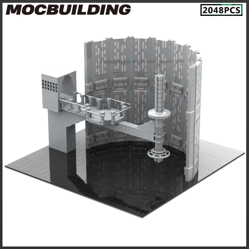 

MOC Space Wars Series Father And Son Meet Scene Model Building Blocks Street View Toys DIY Assembly Bricks Birthday Present Gift