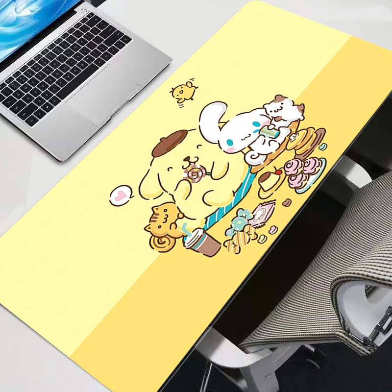 لوحة الماوس Pompompurin Kawaii سرعة الكمبيوتر نوع Varpet حصيرة للاعبين الرياضة الإلكترونية لوحة مفاتيح الكمبيوتر المحمول لوحة الماوس مكتب الكمبيوتر حصيرة مكتبية #5