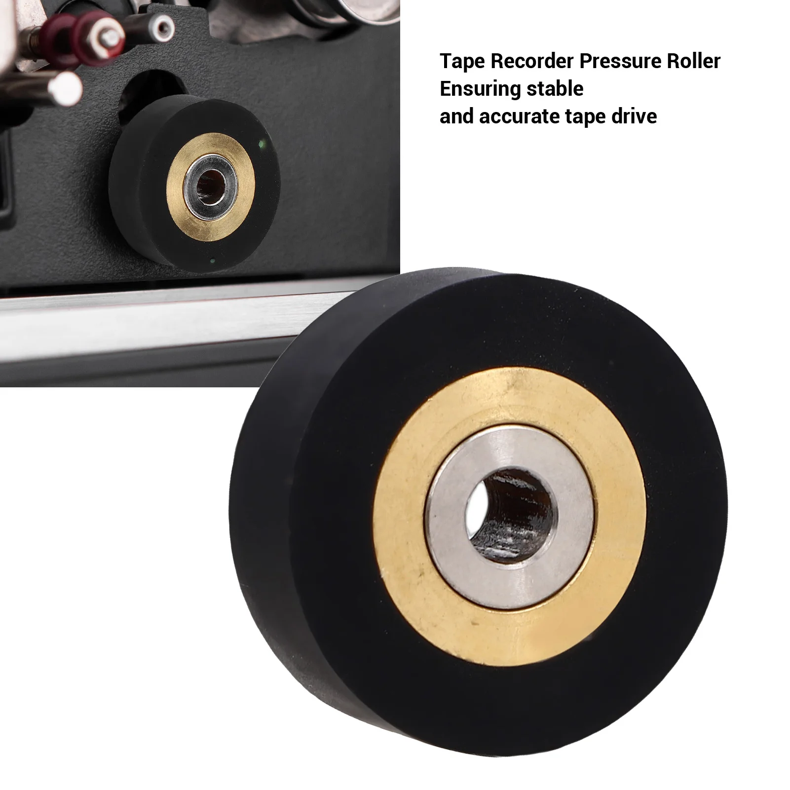 Rolo de Pressão para Gravador de Fita REVOX B77 A700 PR99 C270 C274 com Rolamento de Bronze Sinterizado