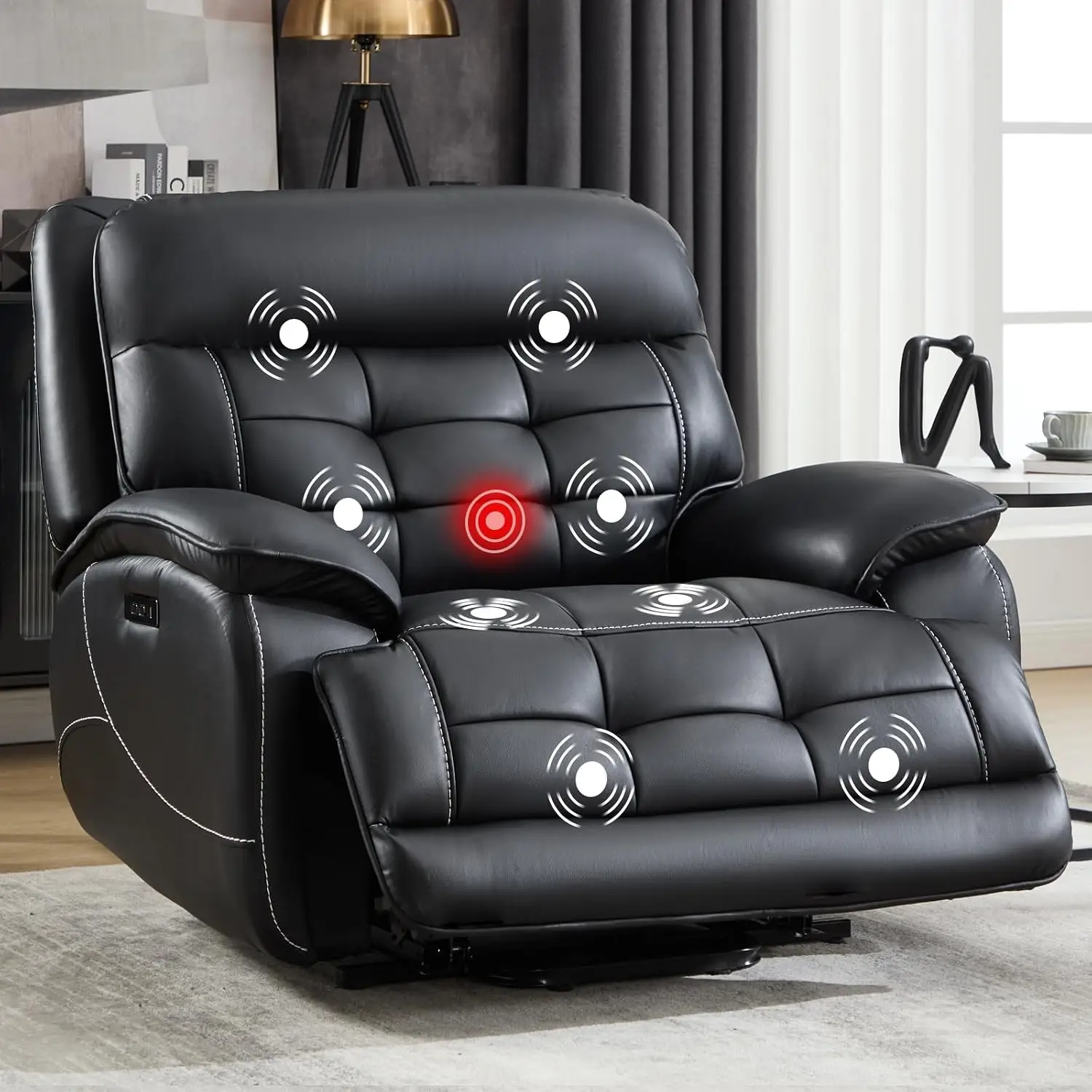 Oversized Dual Motor Power Lift Recliner for Elderly, 26