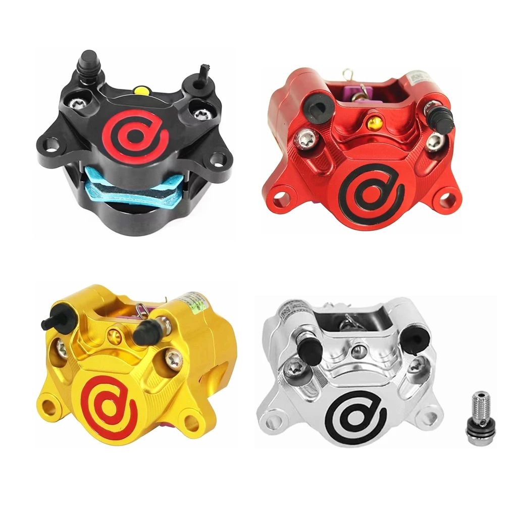 Universal Motorcycle 84mm Mount 2Piston Brake Caliper For Honda Yamaha Scooter RSZ JOG NIU Dirt Bike Front Rear Disc Brake Pump