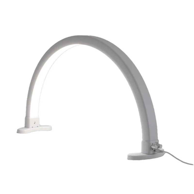 Nail desk lamp, thick-material beauty salon lamp, nail salon work lamp, ultra-bright desktop nail lighting half-moon lamp