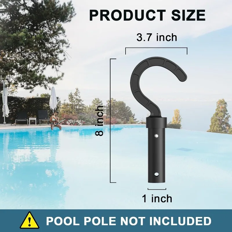 Suitable for all pool robot cleaners, hooks can be fixed and connected to telescopic rods, pool accessories hooks