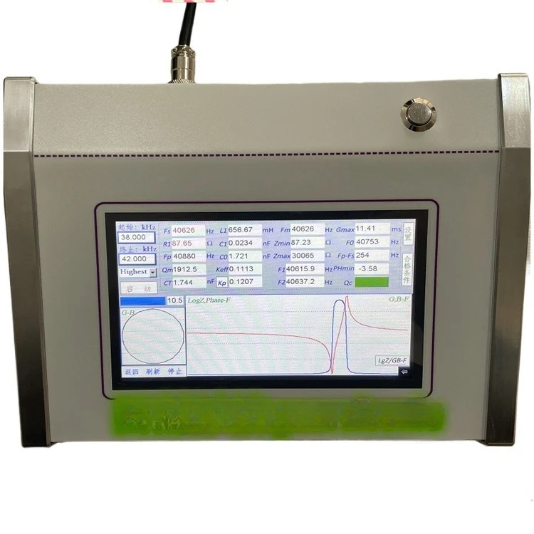 

Type Ultrasonic Frequency Tester Transducer Die Welding Head Impedance Analyzer Handheld Wireless