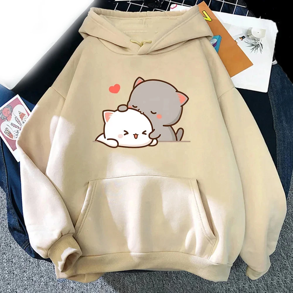 Herfst Bubu Dudu Heren Hoodie Heren En Dames Mode Eenvoudige Lange Mouwen Pullover Straat Trend Harajuku Schattige Grote Sweatshirt