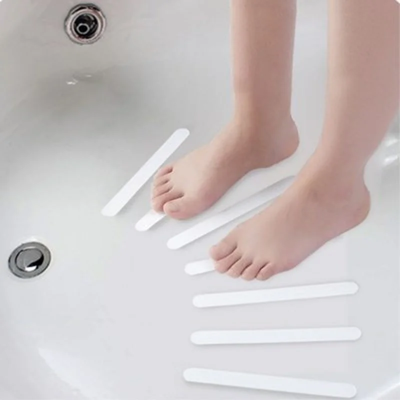 5Pcs/Set Anti Slip Bath Mat Grip Stickers Non Slip Shower Strips Flooring Safety Tape Mat Pad