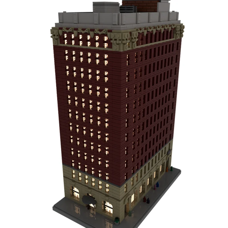 

City Street View Model Moc Building Blocks Historic Building Model Technology Brick DIY Assembly Construction Holiday Set Toys