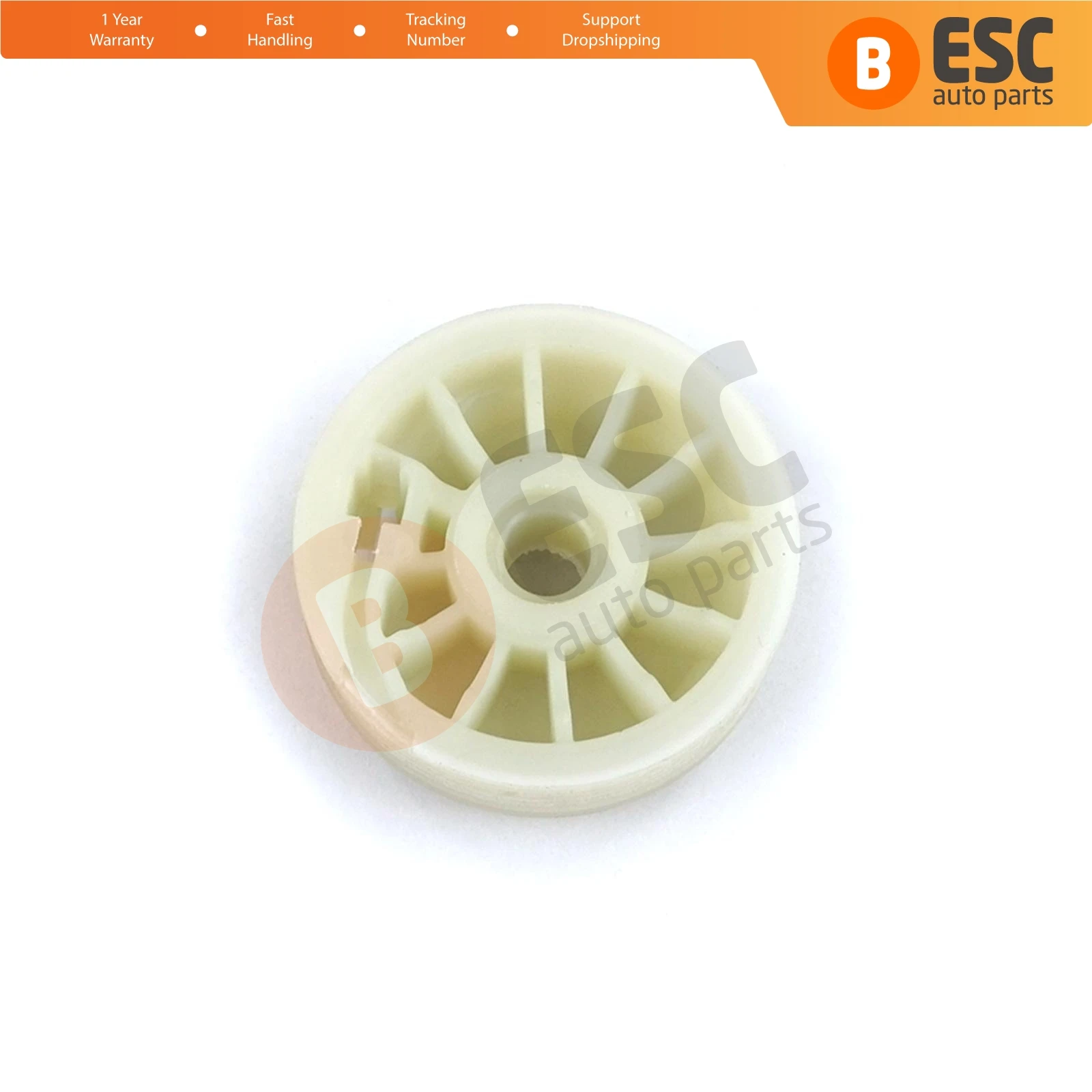 

ESC Auto Parts EWR831 Electrical Power Window Regulator Wheel Pulley Front or Rear Left Door for Fiat Doblo MK2 Opel Combo D