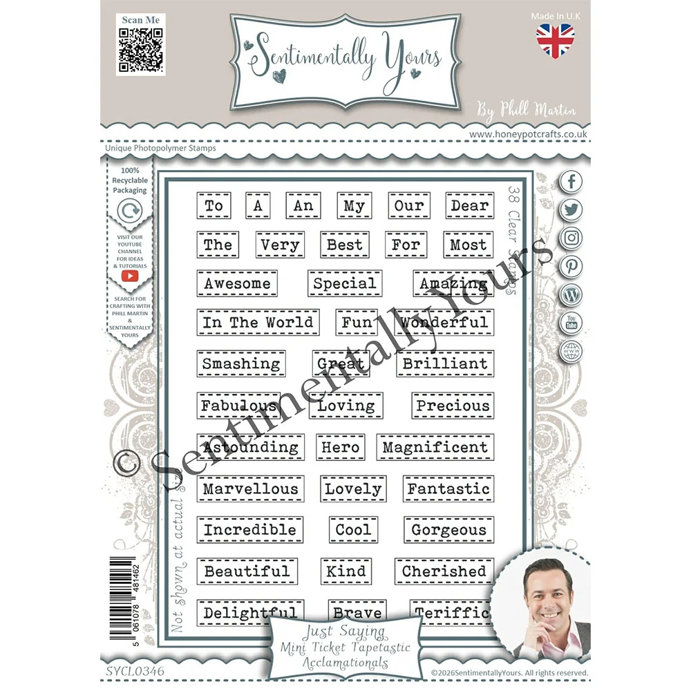 Someone Special Sentiments Clear Stamps Reusable DIY Scrapbook Diary Greeting Card Decoration Handmade image 3