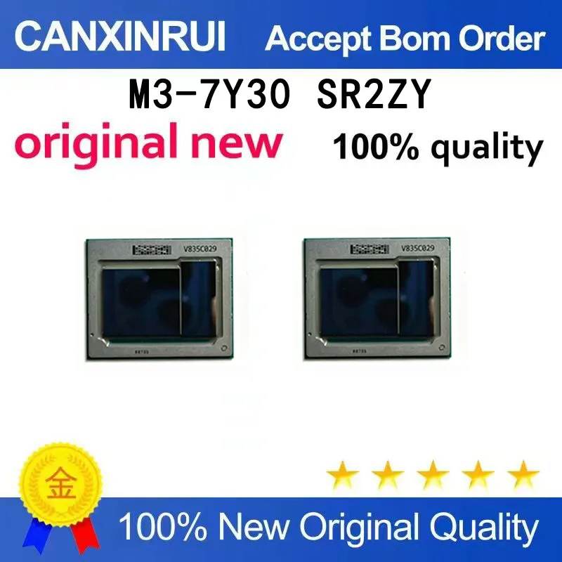 (5pcs-100pcs）Tablet computer steel ring dual mirror CPU M3-7Y30 SR2ZY brand new original stock easy to use BGA