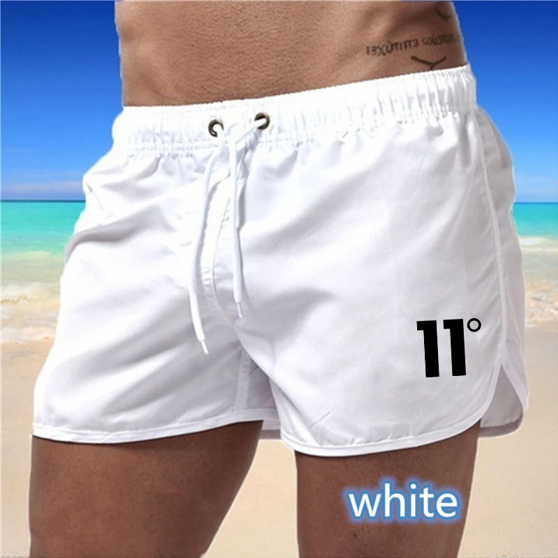 2024 Swimwear Summer Shorts Men Swim Trunks Quick Dry Board Shorts Breathable Drawstring With Pockets Surfing Beach Sweat Pants