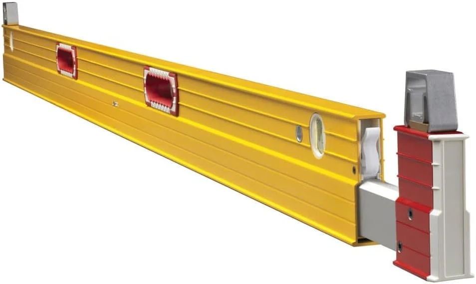 Extendable Plate Level 6-10 Feet with Removable Standoffs The Extra Long Spirit Level For Accurate