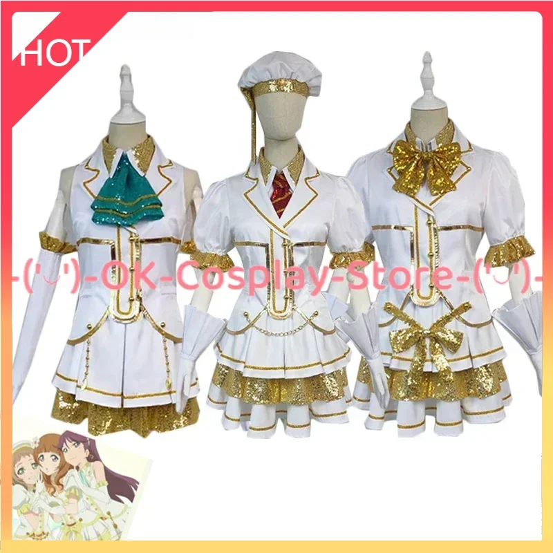 

[На заказ] Lovelive A-RISE Kira Tsubasa Todo Erena Yuki Anju Косплей Костюм Вечернее Платье Костюм Хэллоуин Карнавальная Униформа